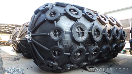 3.3m 6.5m aufblasbarer Gummipuffer-Nettoart Yokohama-Ankern-Marinesoldat
