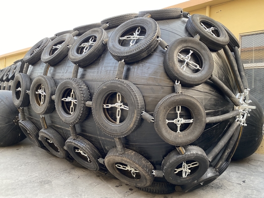 Anpassungslänge Pneumatischer Gummi-Fender mit Gummi-Dipped Reifen-Schnur Stoff