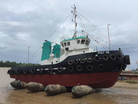 Marine Lifting Barge Launching Airbags-Antischwarzer aufblasbarer Gummihochdruckairbag