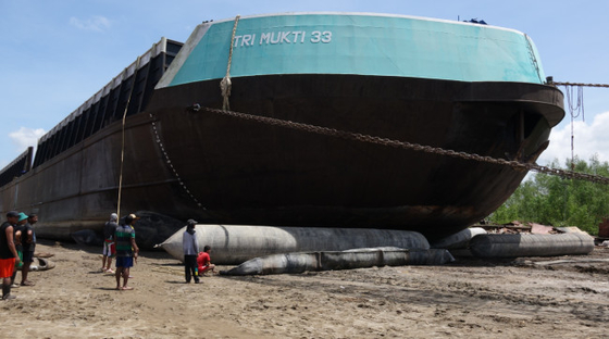 Ankoppeln Boots-von anhebenden Edelstahl-Zusätzen Marine Rubber Airbag