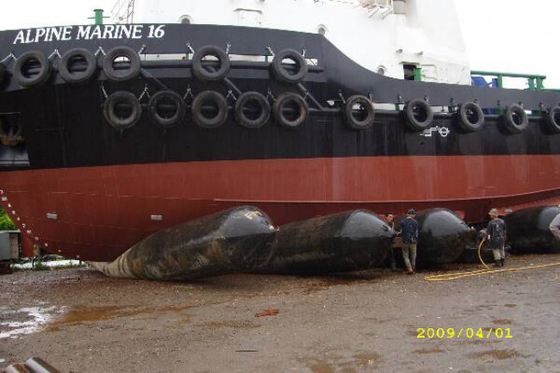 Gummiboots-blasen das startende Airbag-schwere bewegende Anheben Schiffs-Marinesoldaten auf